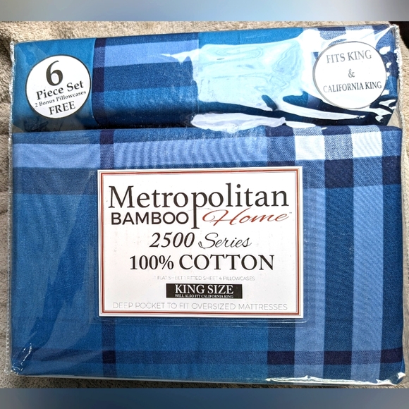 Metropolitan Bedding King Or California King Metropolitan Bamboo